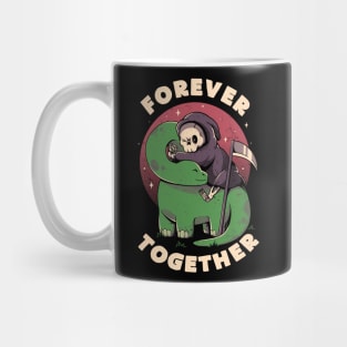 Forever Together - Cute Grim Reaper Dino Gift Mug